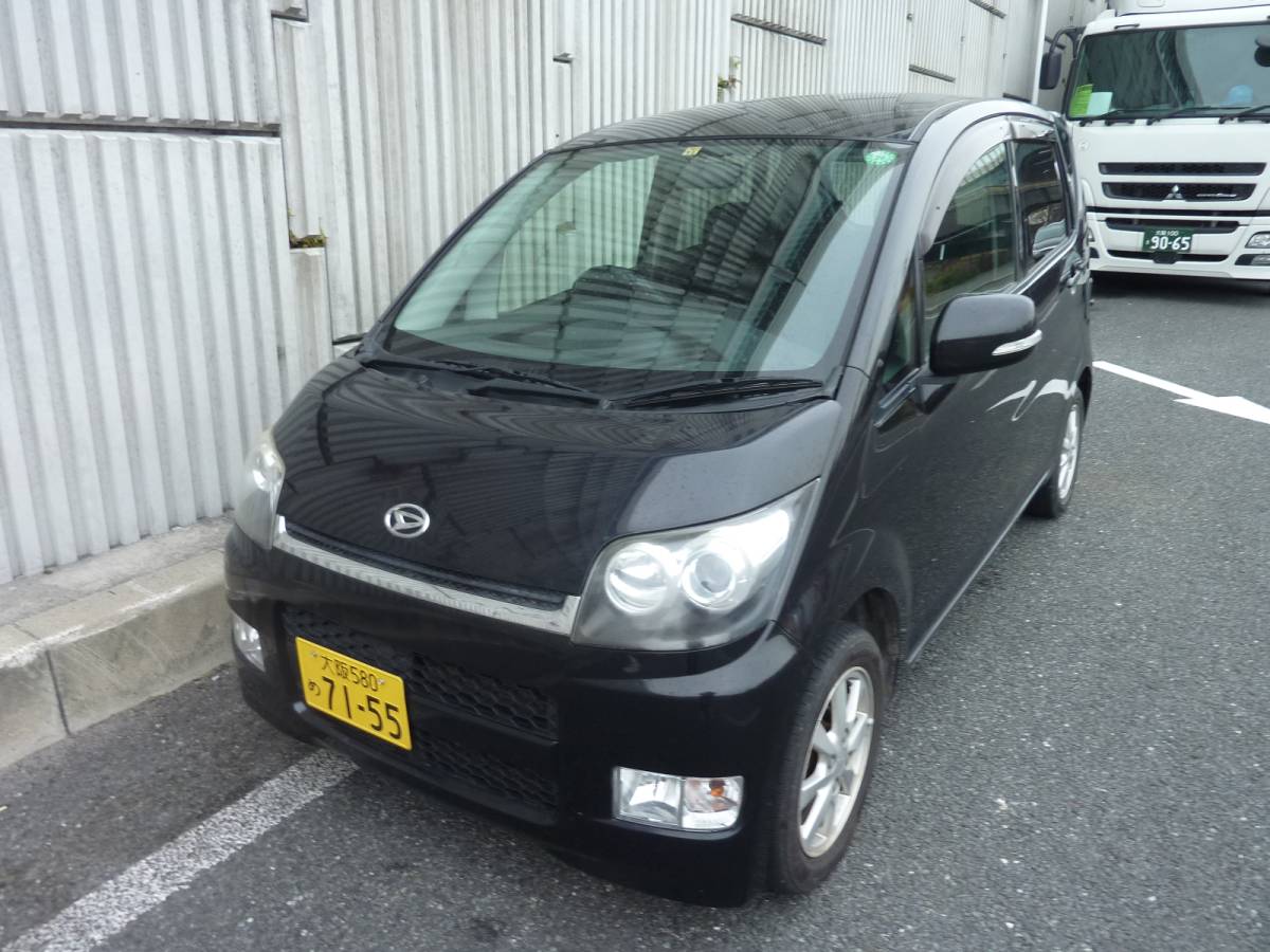 19 year Move Custom X vehicle inspection "shaken" 2 year attaching full turn . smart key HID Osaka Kyoto Shiga Nara Wakayama Hyogo Himeji selling up black under taking expensive purchase 