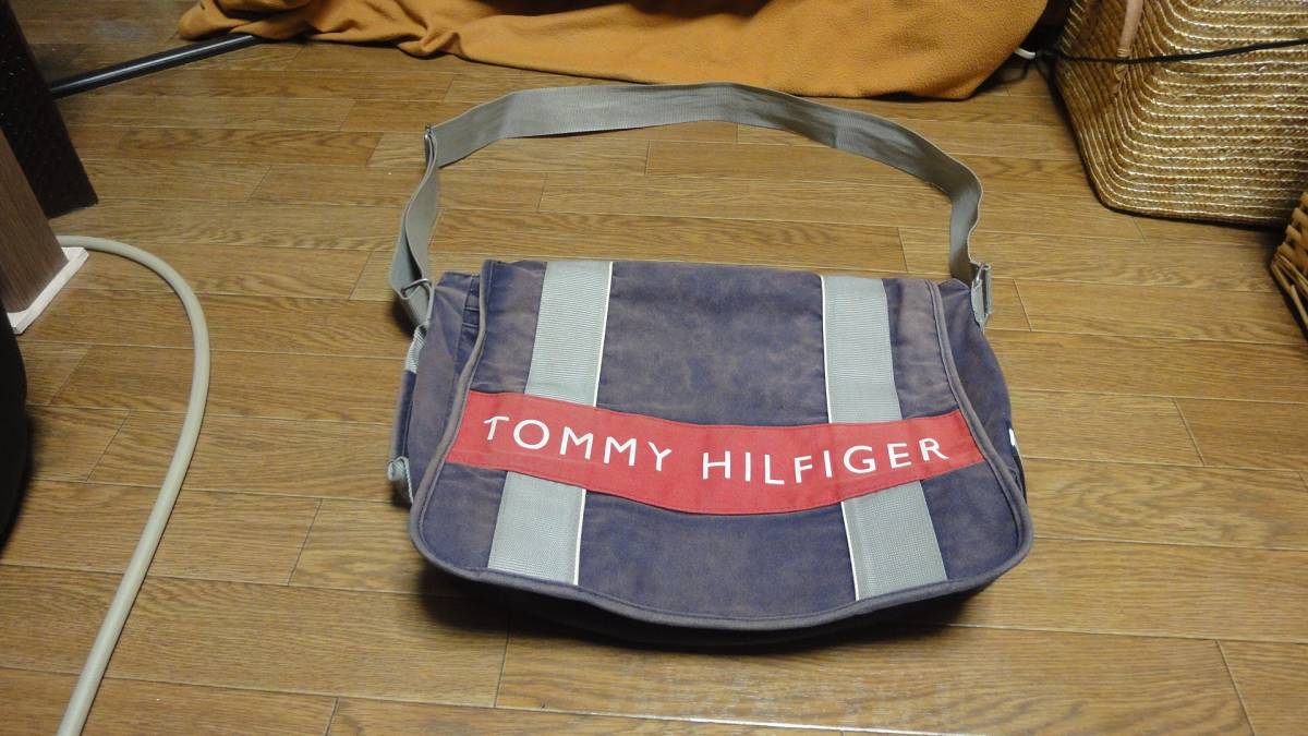 送料無料 トミーヒルフィガー TOMMYHILFIGER ショルダーバッグ ブラウン_画像1