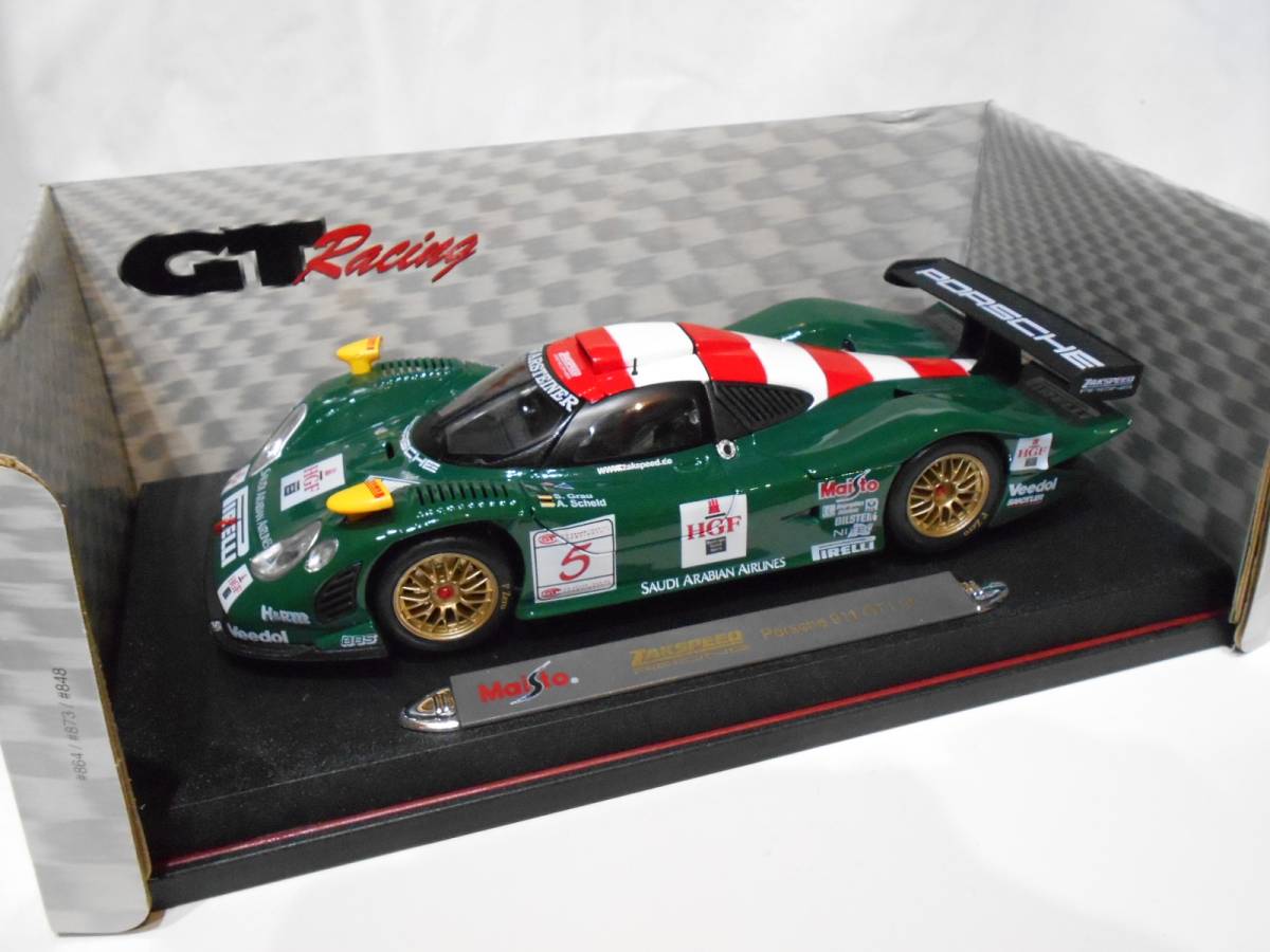 1/18 Maisto Porsche 911 GT1 not yet exhibition goods 