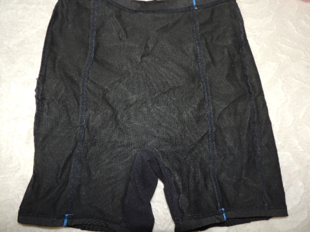 to-tas eleven separate swimsuit shorts only 7 number /S black × blue line 