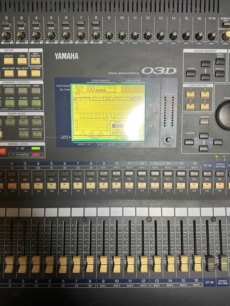 ヤフオク! - YAMAHA ヤマハ 03D デジタルミキサー PA O3...