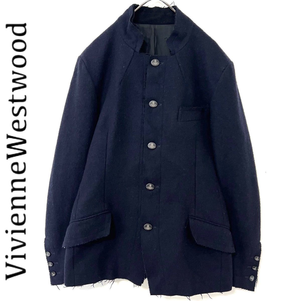 ヴィヴィアンウエストウッド ナポレオンジャケット　メンズ　カットオフ 44 S Vivienne Westwood オーブボタン