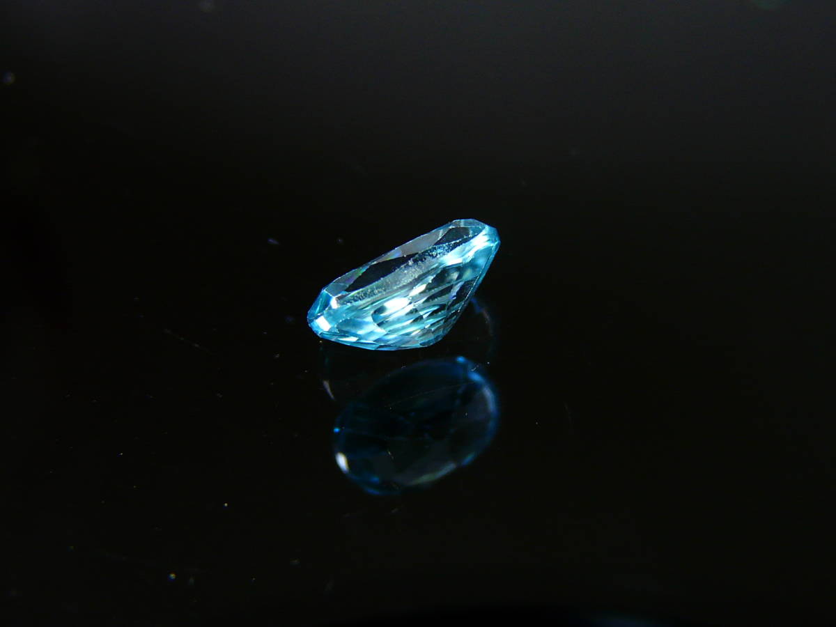 Q755 [ Cambodia pie Lynn production ] natural blue zircon loose 