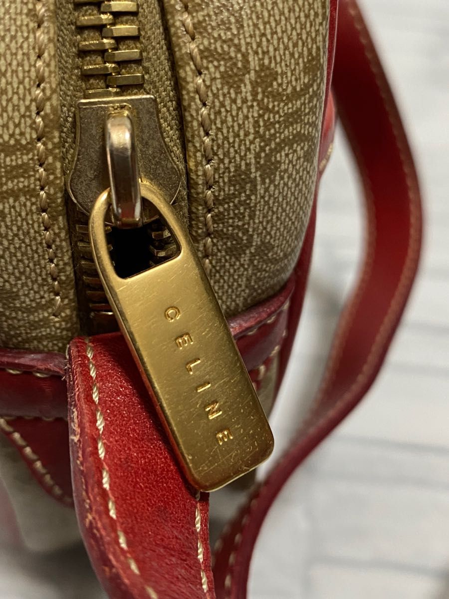 CELINE オールドセリーヌ マカダム ミニショルダー ヴィンテージ