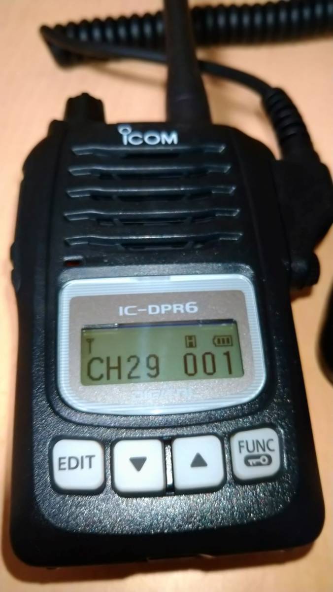 くないので ICOM IC-DPR6 【程度いいです】 アイコム デジタル簡易無線