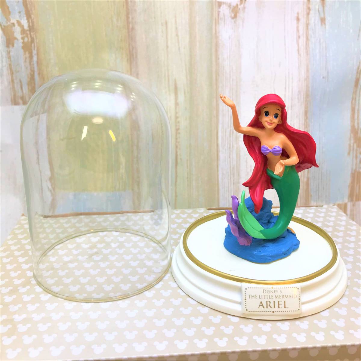 新品★リトルマーメイド Little Mermaid アリエル ガラスドーム★ジュエリーホルダー リングホルダー アクセサリーケース★ディズニー TDL_画像2