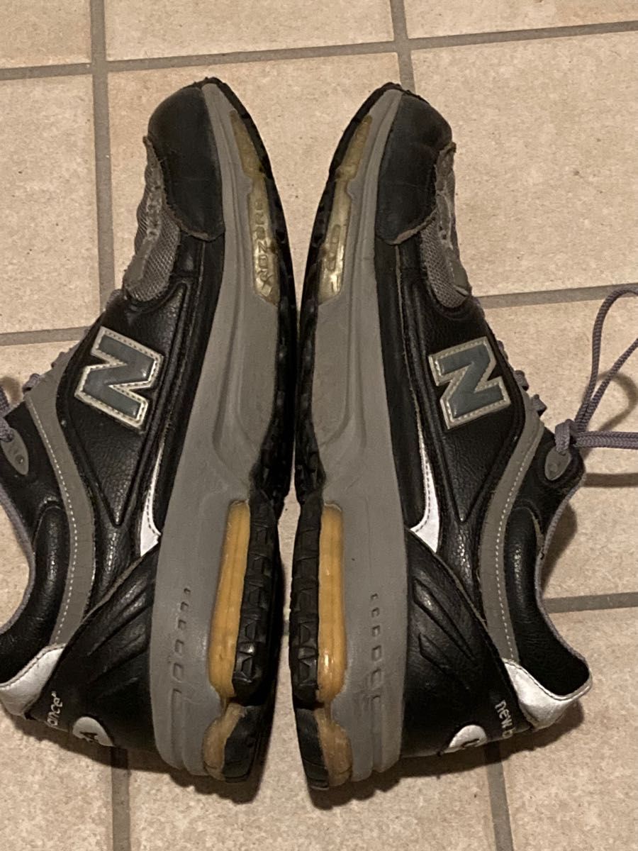 27.5 NEW BALANCE ニューバランス NB M2001 BK USA US9.5 ブラック 黒 ビンテージ アメリカ