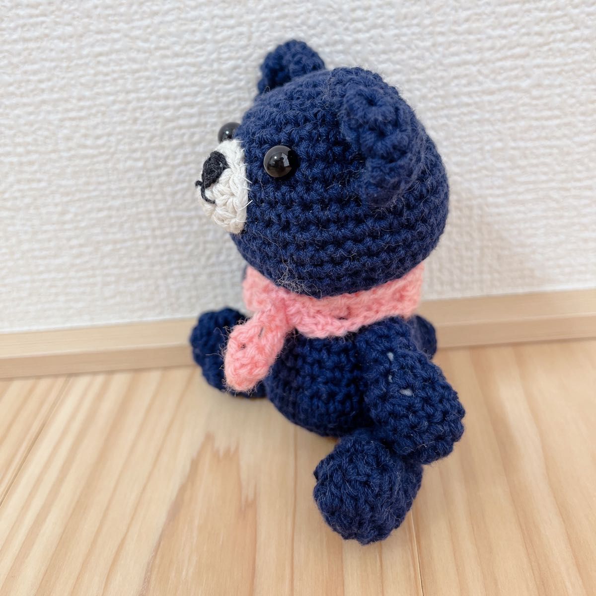 あみぐるみ　ハンドメイド　くま　ぬいぐるみ【8】