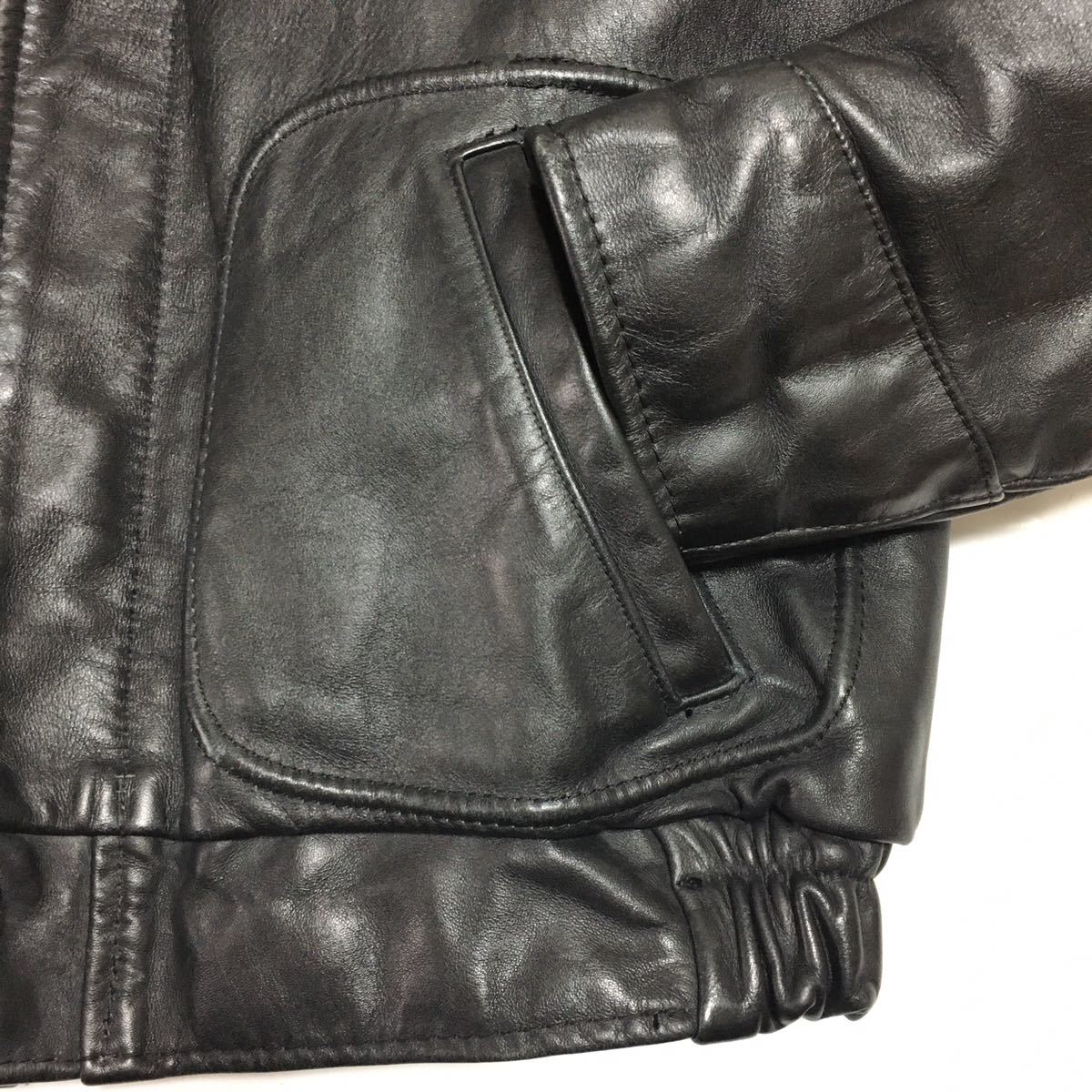 VANSONバンソン☆本革レザーライダースジャケット40トラッカー