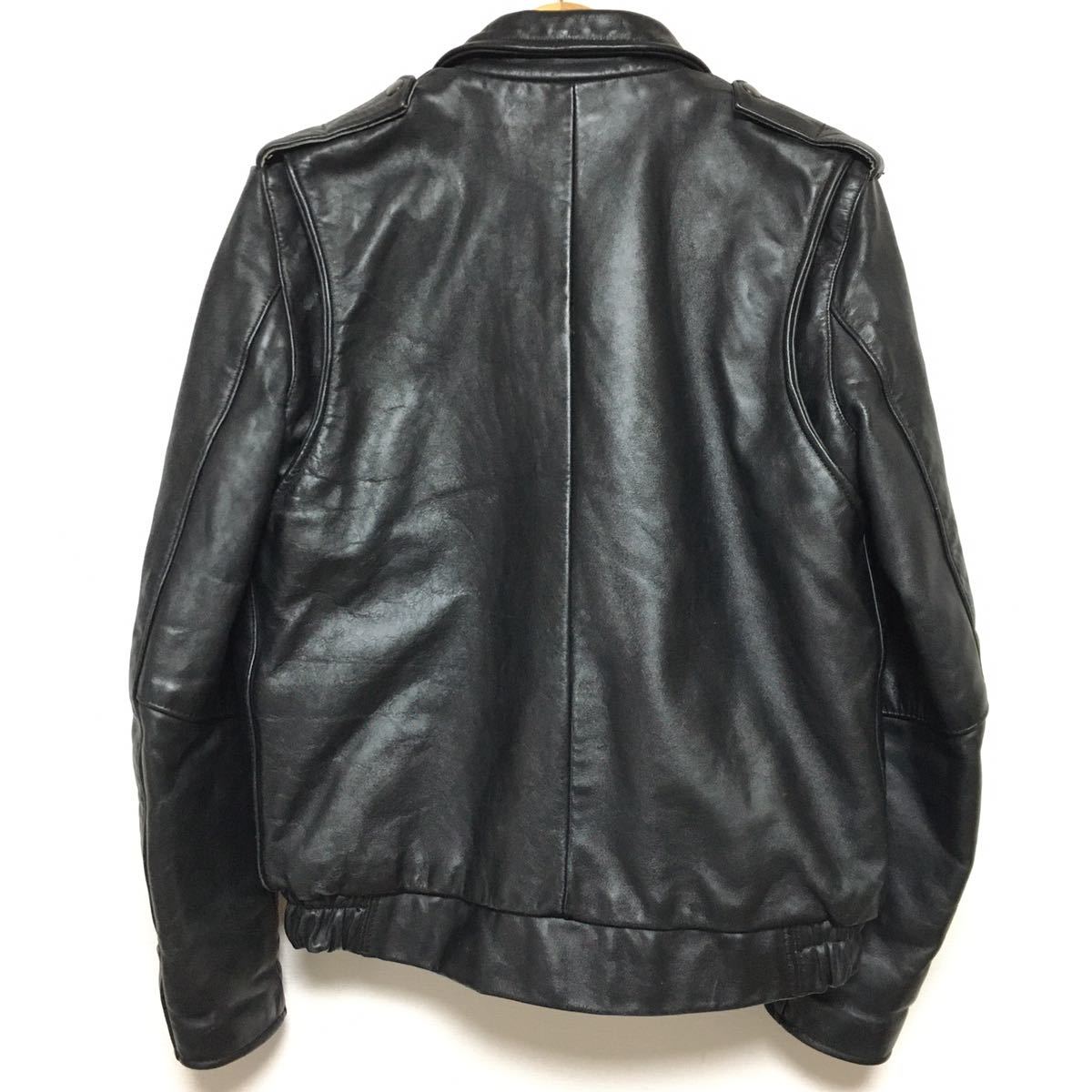 VANSONバンソン☆本革レザーライダースジャケット40トラッカー