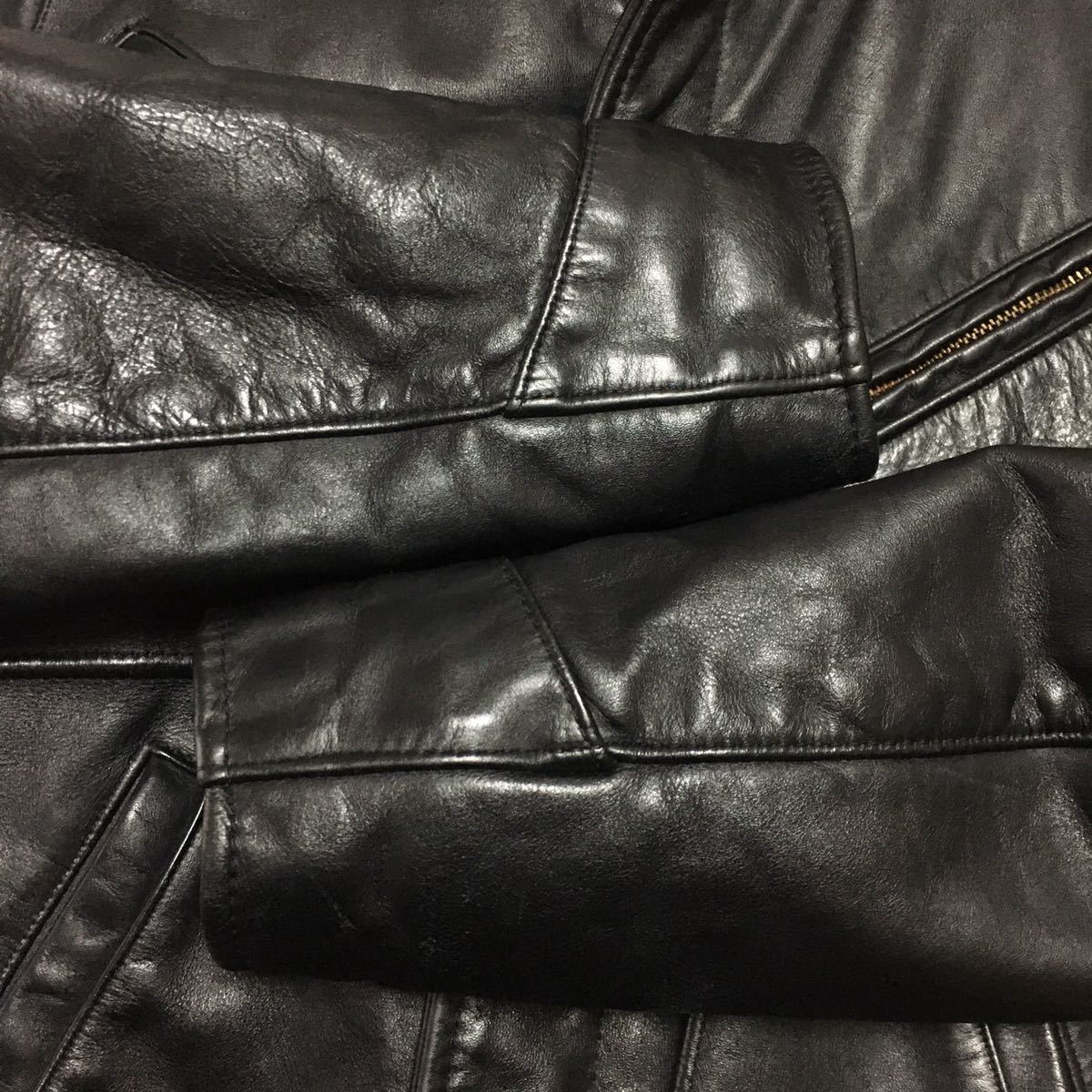 VANSONバンソン☆本革レザーライダースジャケット40トラッカー