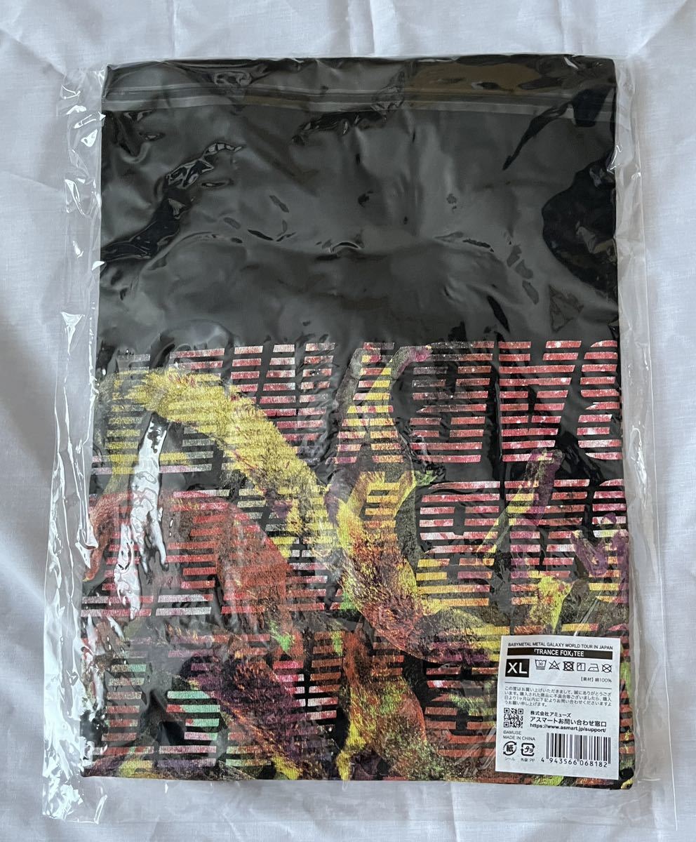 [ unopened ]BABYMETAL TRANCE FOX T-shirt XL