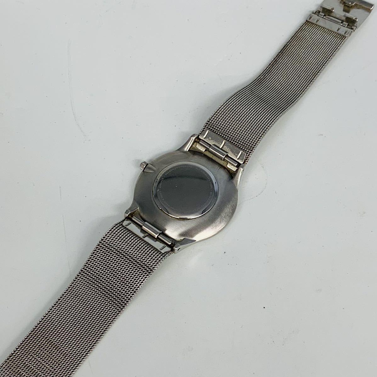 SKAGEN スカーゲン メンズ腕時計 腕時計 時計 ユニセックス クオーツ クォーツ 黒文字盤 3針 ステンレススチール デンマーク TI 69_画像7