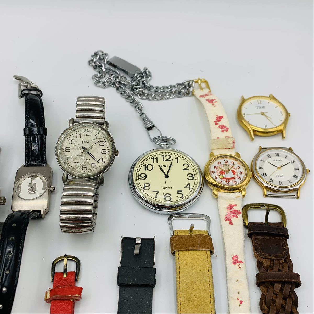 HG1 262 時計20点 まとめ売り まとめて 大量 腕時計 懐中時計 SEIKO セイコー FOSSIL フォッシル デジタル スマートウォッチ カレンダー TY_画像3