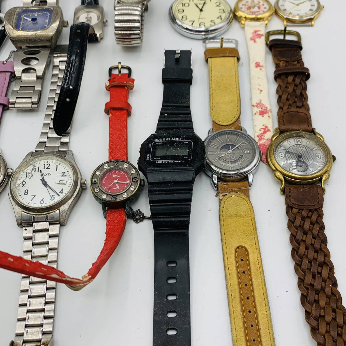 HG1 262 時計20点 まとめ売り まとめて 大量 腕時計 懐中時計 SEIKO セイコー FOSSIL フォッシル デジタル スマートウォッチ カレンダー TY_画像5