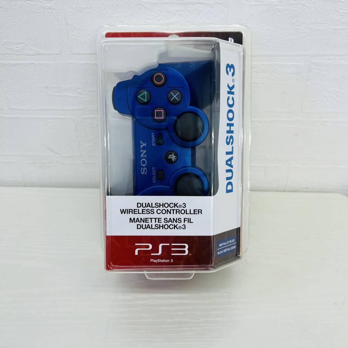 DUALSHOCK3 DUALSHOCK PS3 ワイヤレスコントローラー ワイヤレスコントローラ METALLIC BLUE IH_画像1
