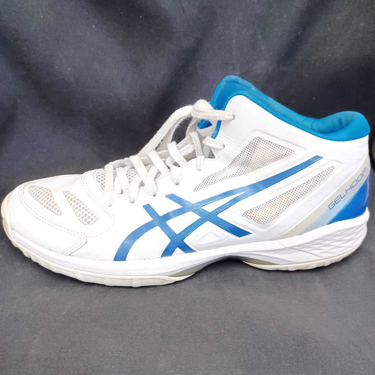 ASICS GELHOOP V9 アシックス ゲルフープ バスケットボールシューズ ブルーカラー 27.5cm TBF334 スポーツシューズ asics WK_画像2