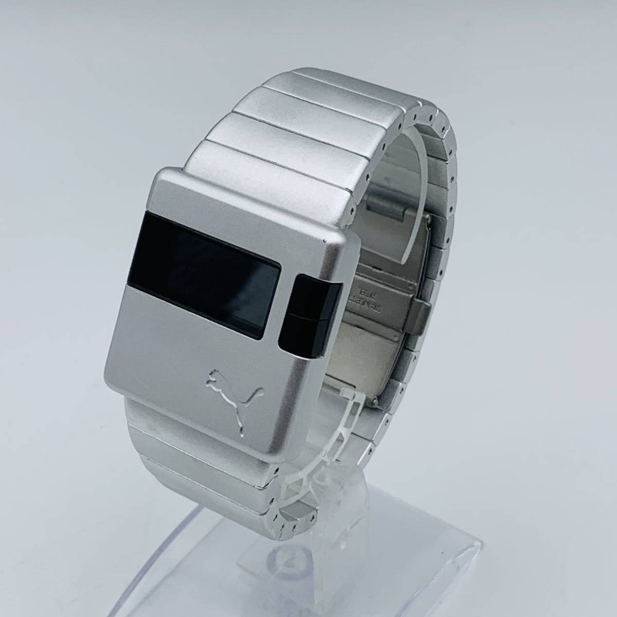 77 PUMA SIRIUS プーマ シリウス メンズ腕時計 腕時計 時計 デジタル時計 クオーツ クォーツ スポーツウォッチ ステンレススチール TI_画像3