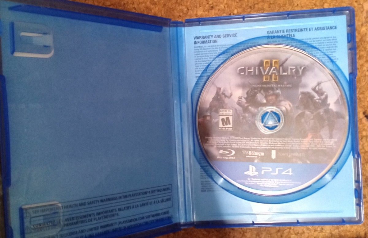 PS4 Ps5完全無料アップグレード CHIVALRY2 日本語対応 中古美品