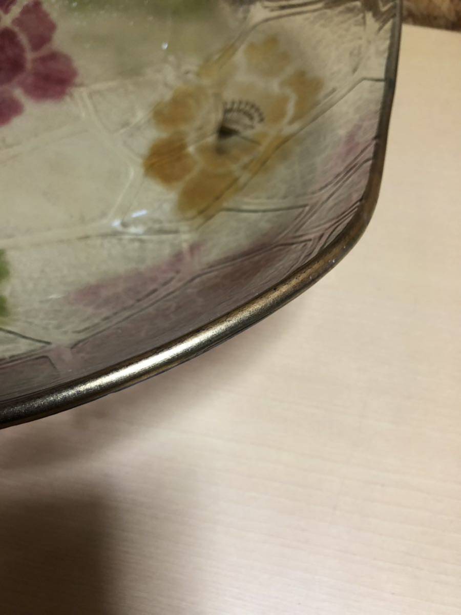 ガラス 器 大皿 詳細不明 ボウル サラダボウル 飾り インテリア アレンジ オブジェの画像4
