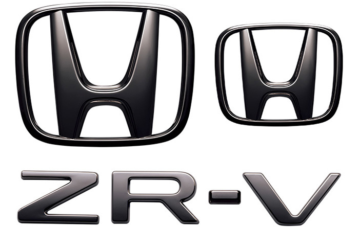 ZR-V RZ3 4 5 6系 純正 ブラックエンブレム(Hマーク2個＋車名エンブレム)