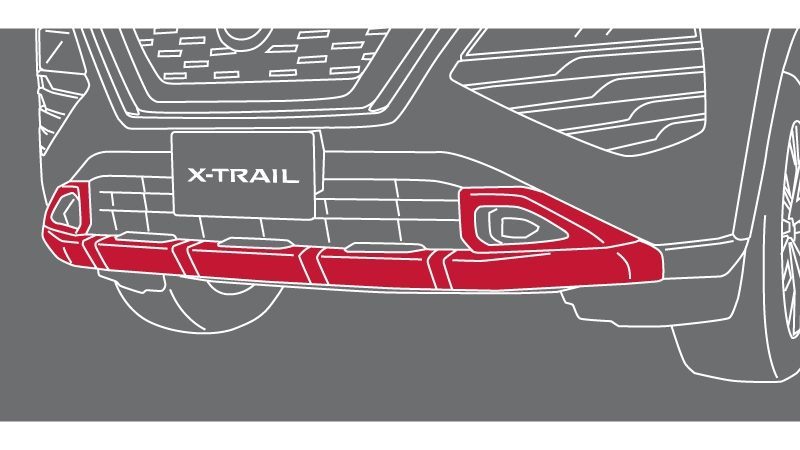 エクストレイル X-TRAIL T33 ：純正 フロントアンダーカバー_画像2