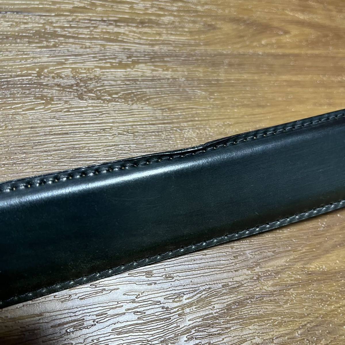 USA製 Alden オールデン コードバン レザー ベルト 28 70 メンズ