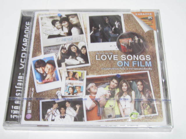 タイ映画主題歌ＶＣＤ「LOVE　SONGS　ON　FILM」2008年現地版未開封_画像1