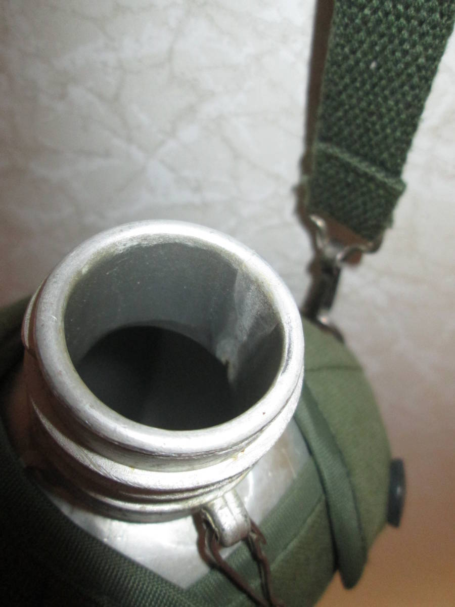 *　ニッポン水筒　NIPPON SUITO ARMY-12 水筒　容量：約１L弱位　アーミー　ミリタリー　アルミ　※名前の明記あり　アウトドア_画像5