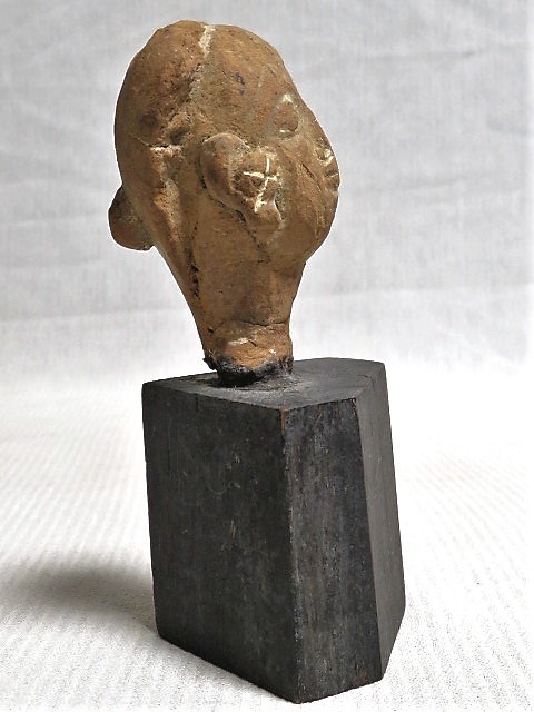 テラコッタ 頭部像 オブジェ 置物 彫刻人物像 その1_画像8