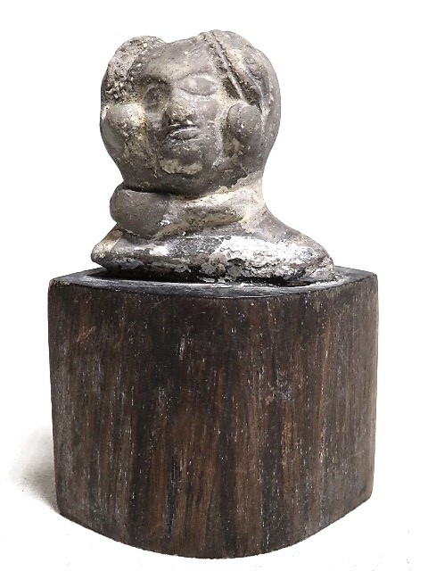 テラコッタ 頭部像 オブジェ 置物 彫刻人物像 その2