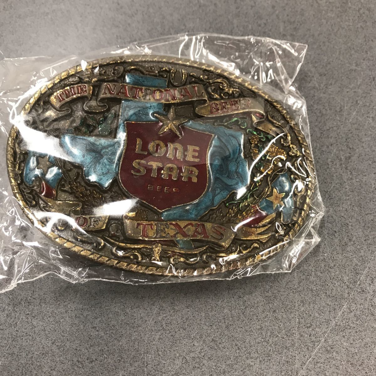 ベルトバックル LONE STAR アメリカ製　ベルト飾り　現状品　中古品　アクセサリー