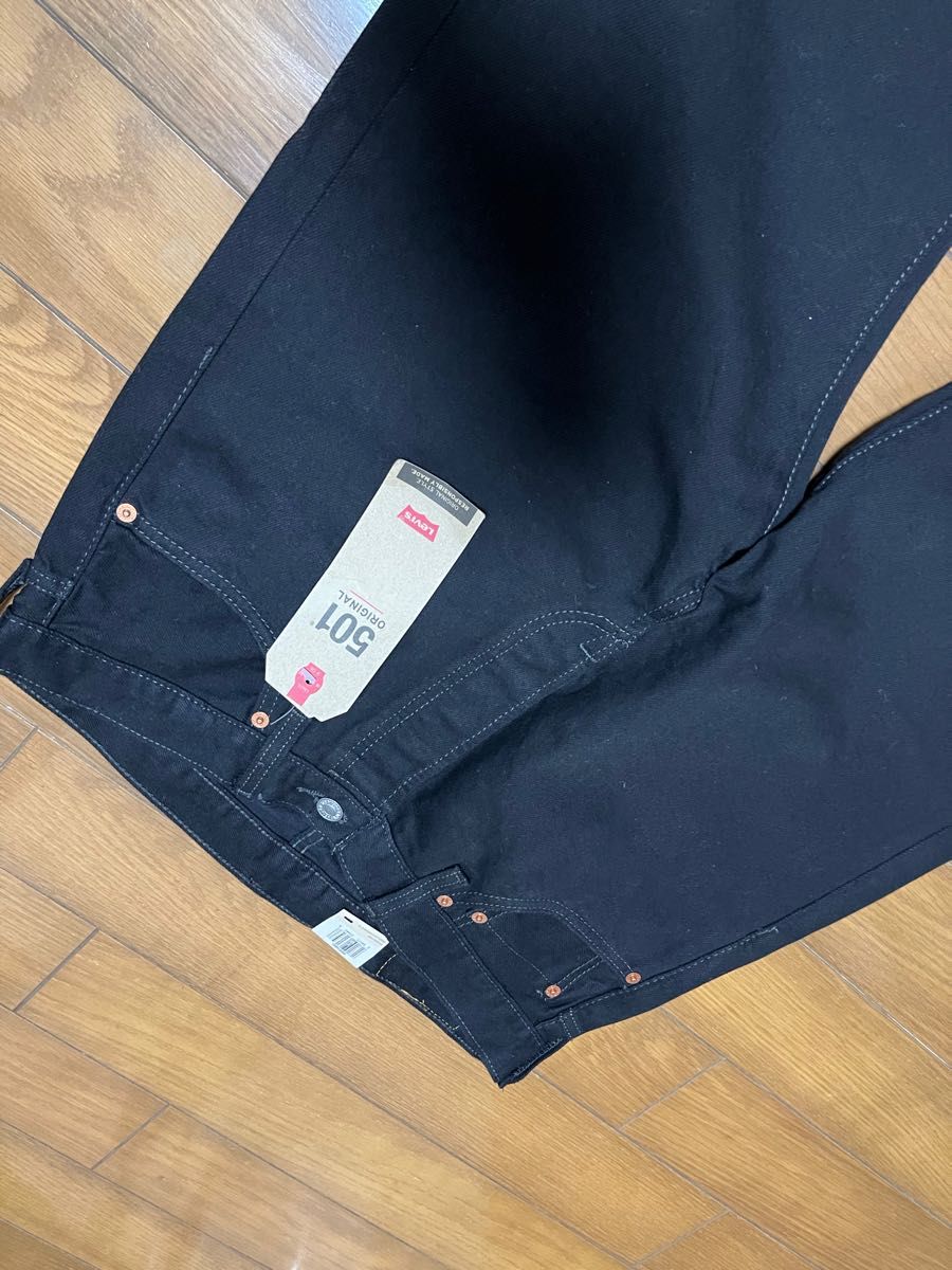 ■お値下げ不可■リーバイス　levi’s 501 ブラックデニム　パンツ　未使用　デッドストック　Levi''s ボタンフライ