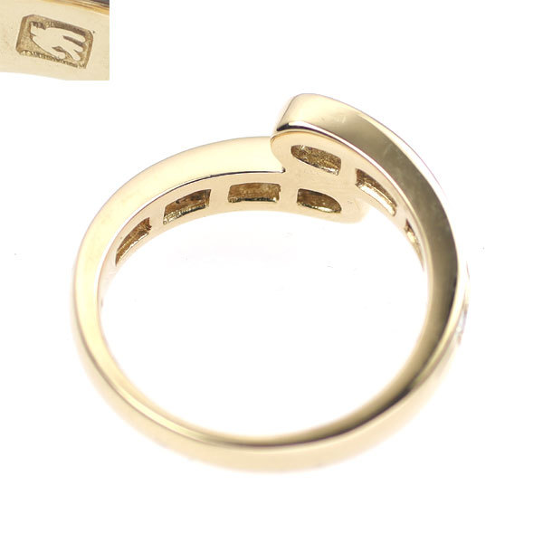 贈物 セイコー K18YG ダイヤモンド リング 0.74ct 最終 出品6週目