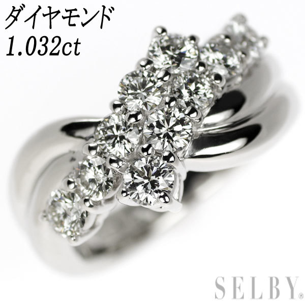 超目玉 Pt1000 ダイヤモンド リング 1.032ct 新入荷 出品1週目 SELBY 