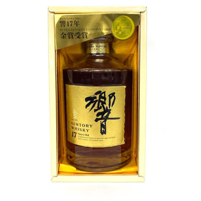 仙18【未開栓】SUNTORYサントリー 響 17年 ゴールドラベル 箱付き
