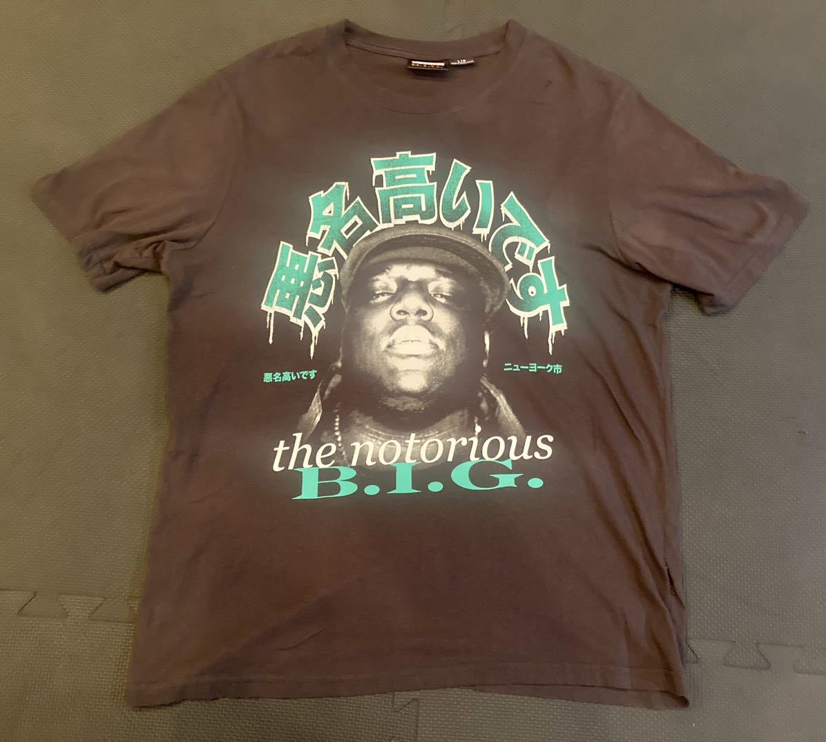 ノトーリアス ビーアイジー Tシャツ　The Notorious B.I.G. ラップTシャツ　ヒップホップ　ラッパー_画像2