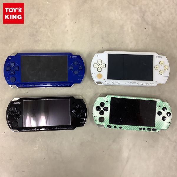 1円〜 動作確認/初期化済 箱無 PSP PSP-1000 メタリックブルー PSP-3000 ピアノブラック 他の画像1