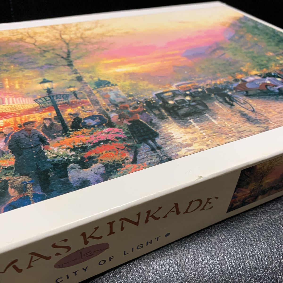 未組立 未使用 THOMAS KINKADE PARIS CITY OF LIGHT トーマス キンケード パリ シティ オブ ライト ジグソー パズル 1000ピース_画像2