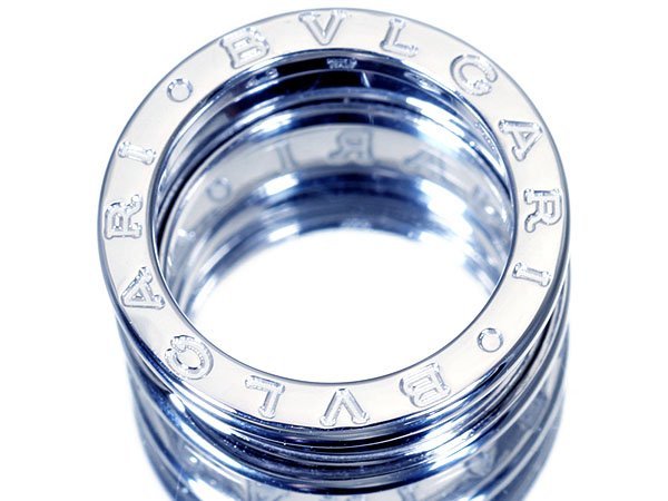 【ジュエリー極】BVLGARI B-ZERO1 ビーゼロワン ♯48 750ホワイトゴールドリング k5876mg【送料無料】_画像3