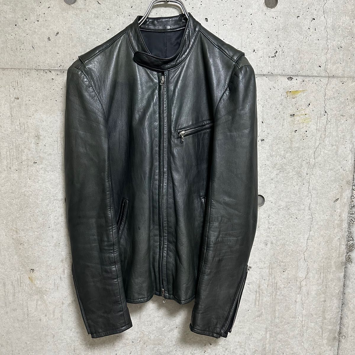 LITHIUM HOMME レザーシングルライダース サイズ42 | auriol-sa.com