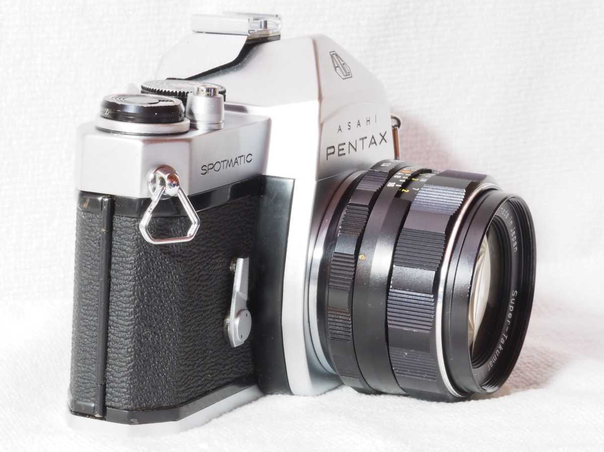 ASAHI PENTAX ペンタックス SPOTMATIC SP 一眼レフフィルムカメラ　Super-Takumar 1:1.4 50mm SN.4159245_画像4