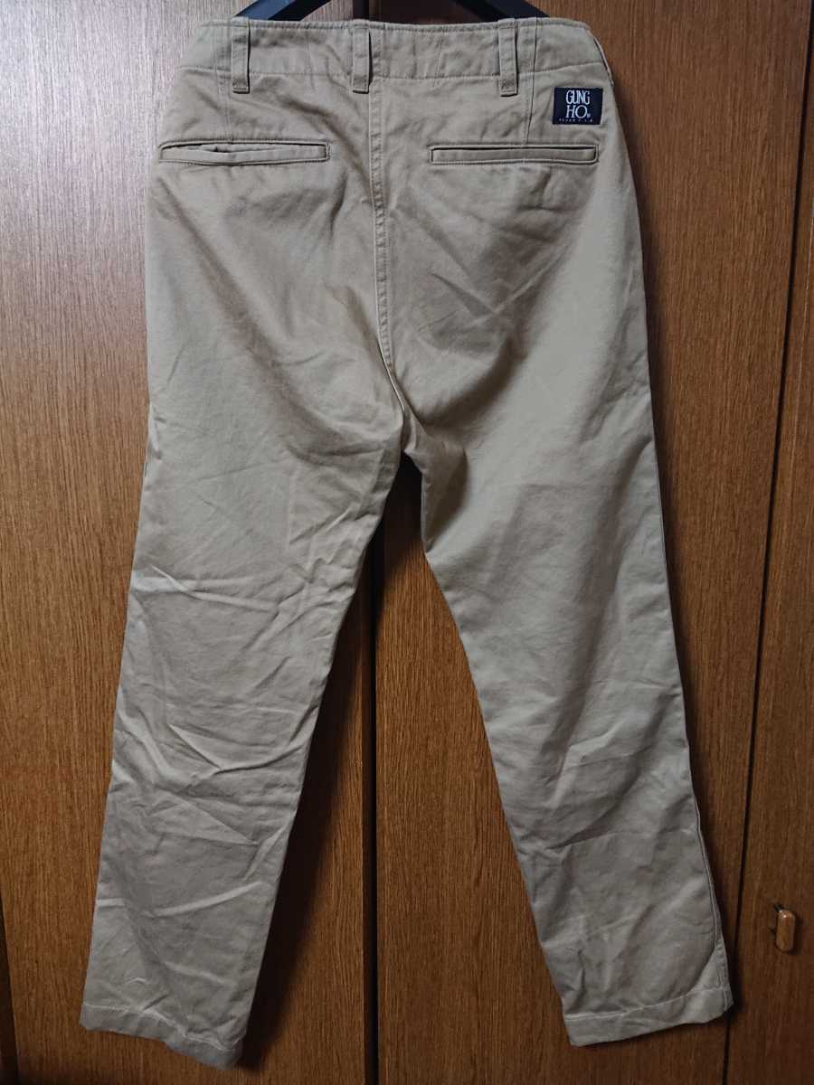  Gung Ho made in Japan Black Label GUNG HO chinos 30 Baker pants lizoruto