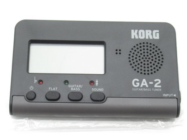 S 3-13 未使用品 KORG コルグ ギター ベース チューナー GA-2 多弦ギター 練習用チューナーの画像5