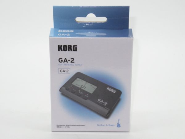 S 3-13 未使用品 KORG コルグ ギター ベース チューナー GA-2 多弦ギター 練習用チューナーの画像1