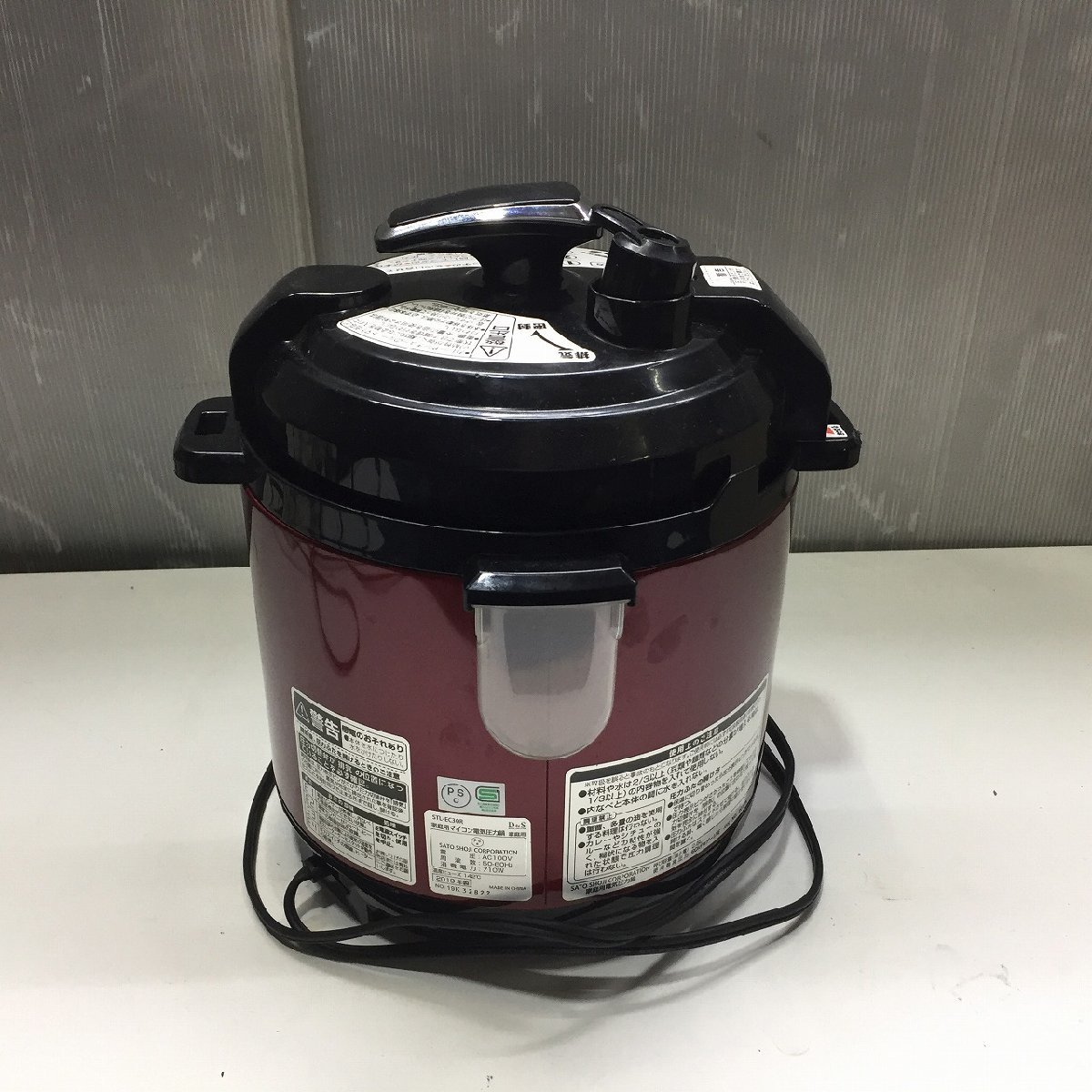 ●家庭用マイコン 電気圧力鍋 STLEC30R　[B1024C4]