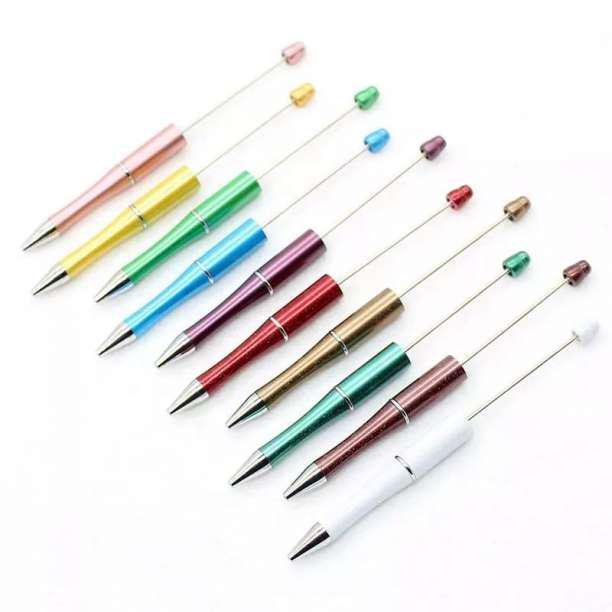 カスタムボールペン ビーズボールペン 10本 文房具 ペン DIY まとめ