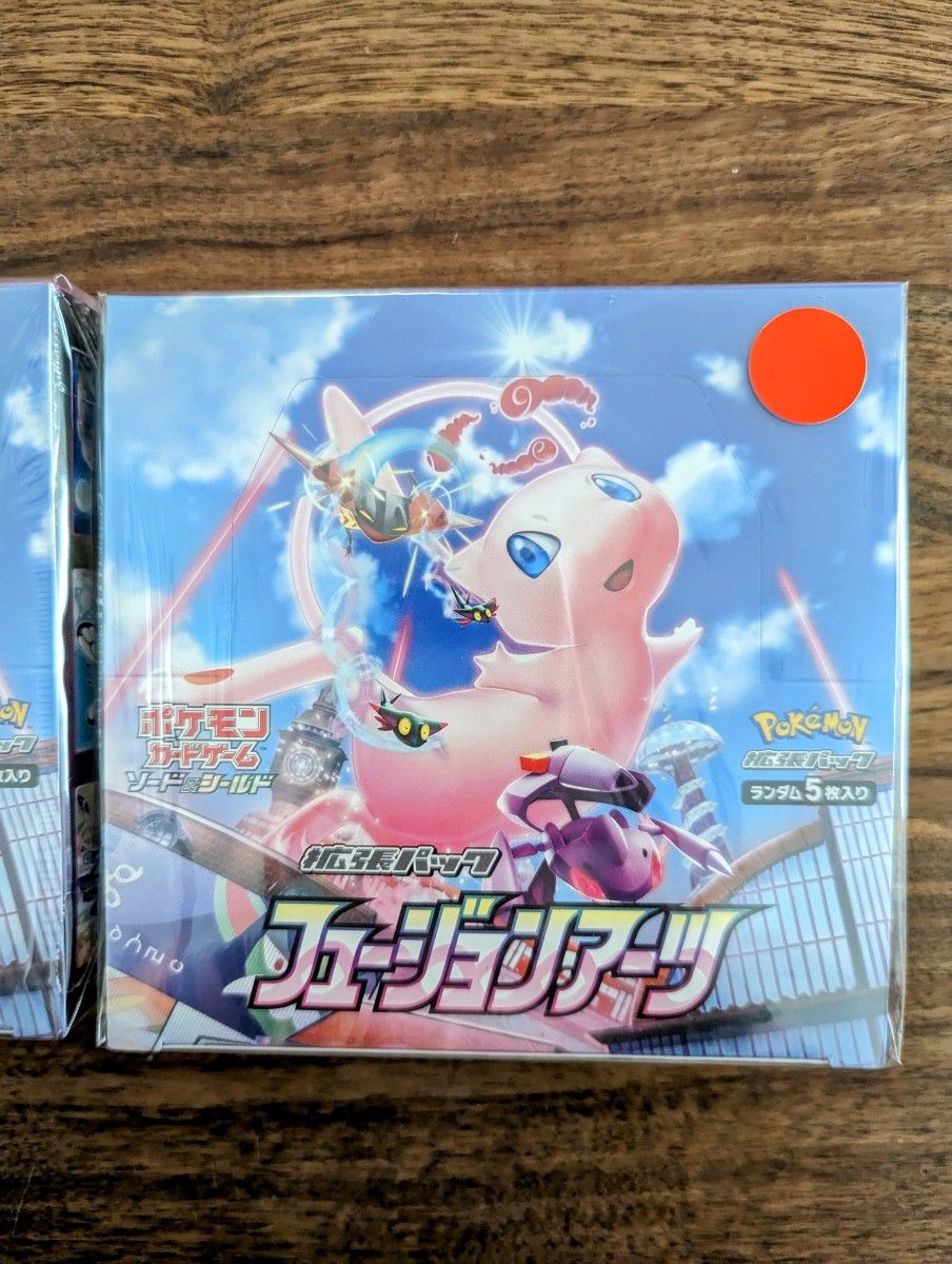 シュリンク付き】 新品未開封 フュージョンアーツ 2BOX ポケモンカード