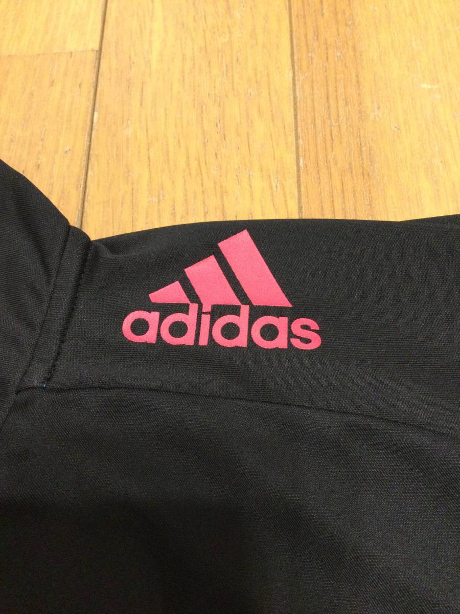 送料無料◎adidas　アディダス　トレーニングシャツ　ZIPアップ⑤_画像3