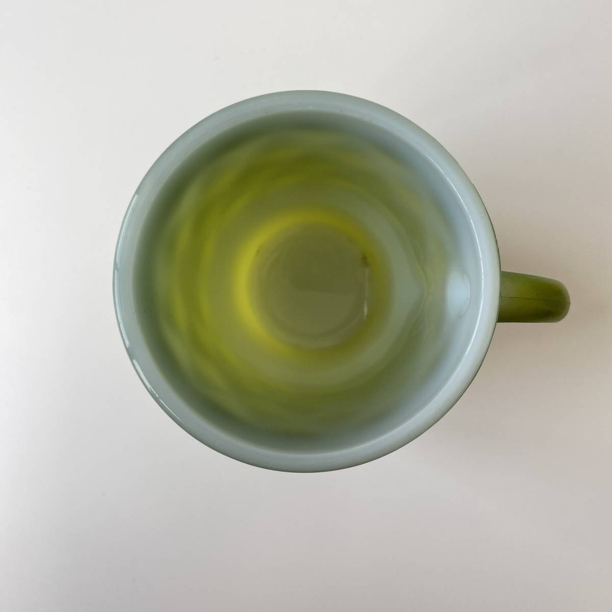 アンカーホッキング ファイヤーキング キンバリーマグ 緑 直径7.7×高さ9.3cm 耐熱ガラス ヴィンテージ ビンテージの画像4